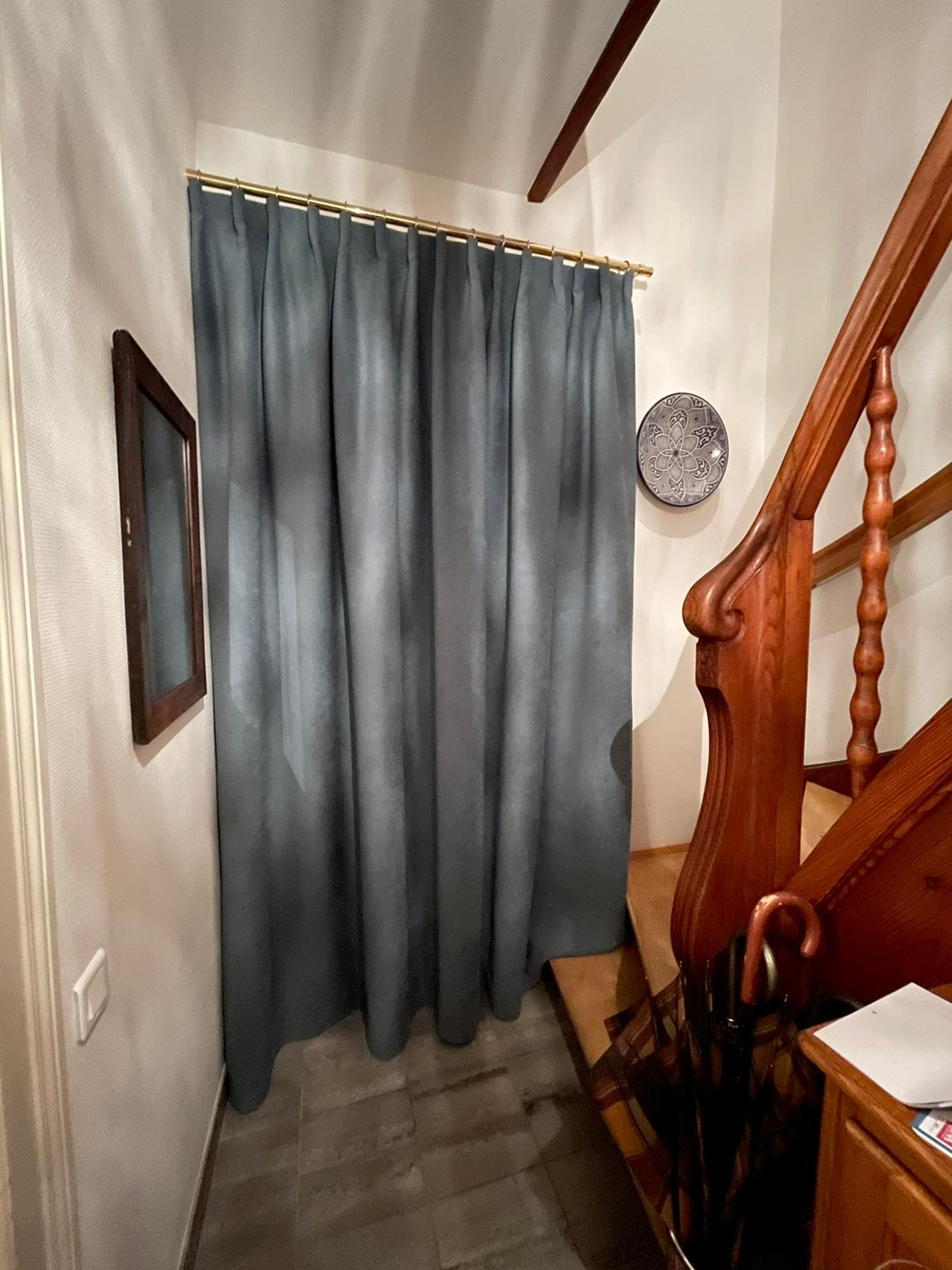 Rideau de porte rideau thermique isolé rideau de coulé de rideau de coulé