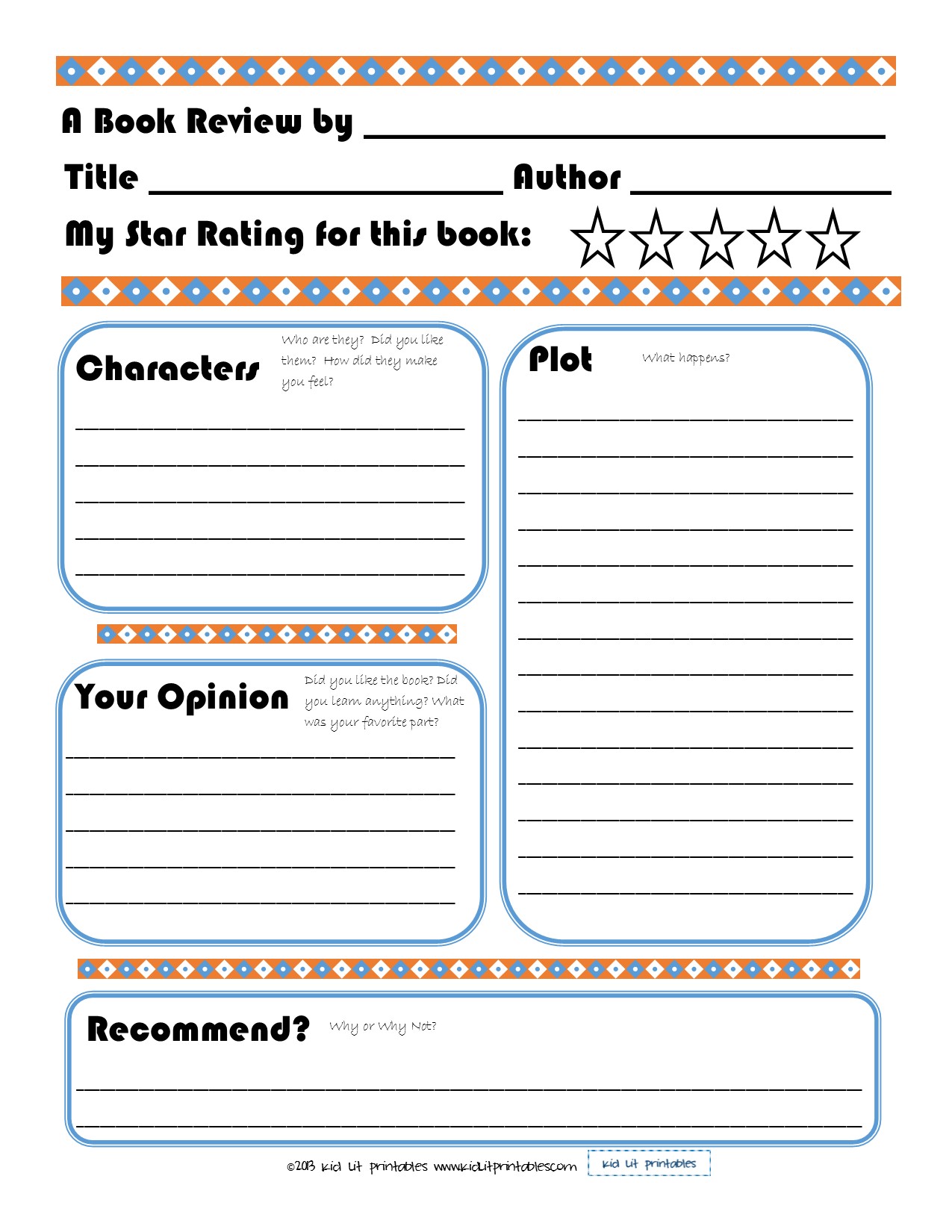 elementary school book report template With Regard To Book Report Template 5th Grade
