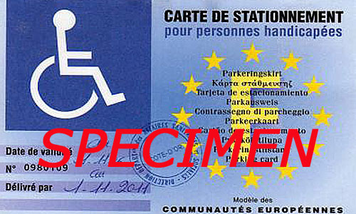 Carte européenne de stationnement