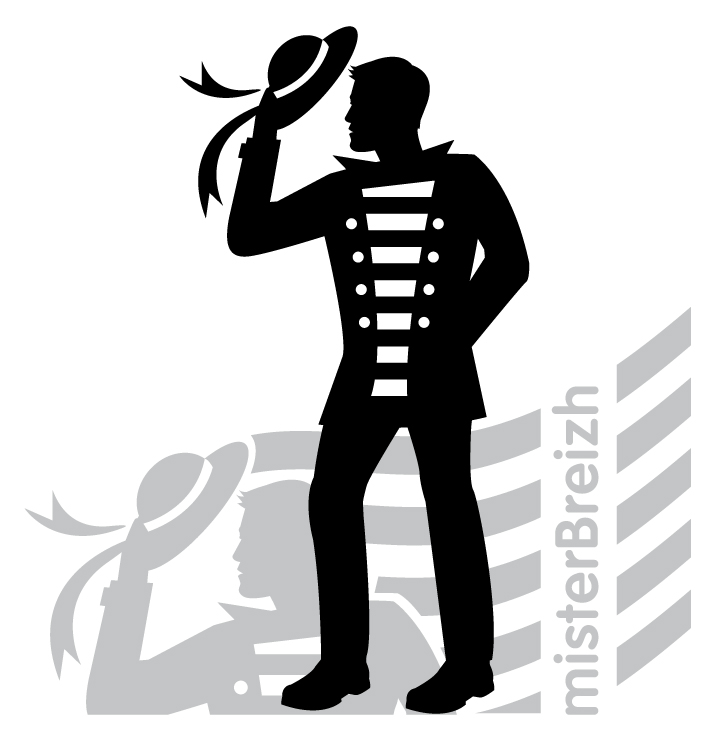 logo misterBreizh® homme breton moderne