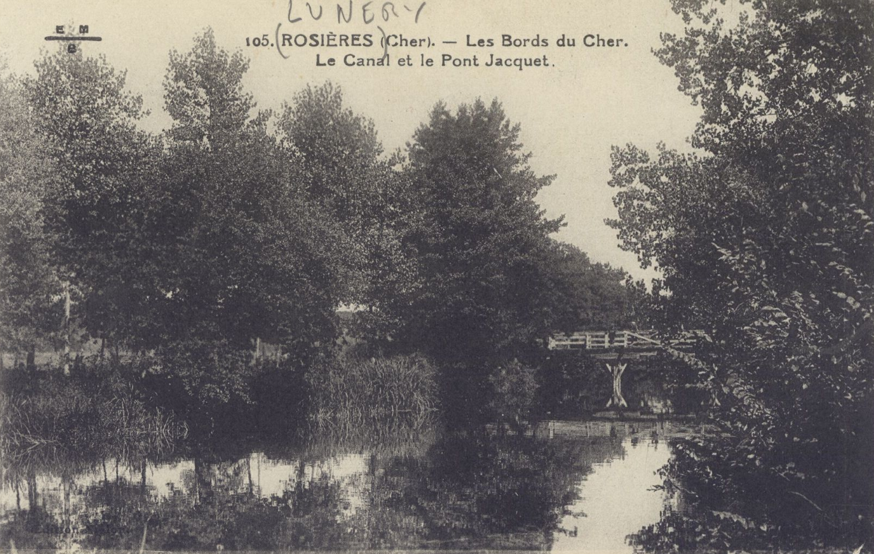Canal de Rosières et pont Jacquier