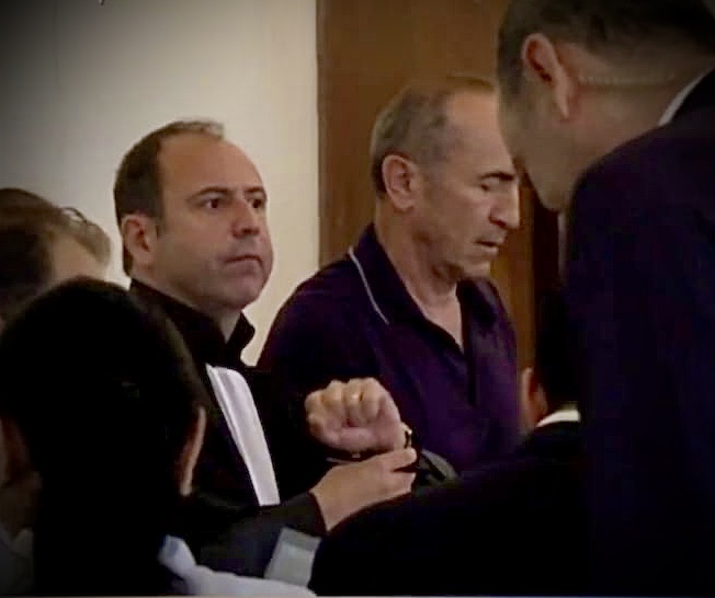 Sévag Torossian avocat de Robert Kotcharian ancien Président de la République d'Arménie, audience