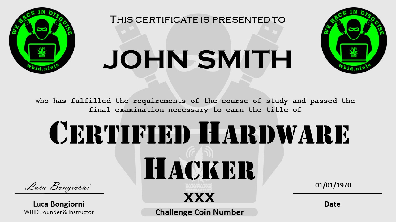 Additional Exam Attempt Voucher - Certified Hardware Hacker - CH2