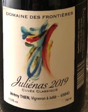 Juliénas "cuvée classique" 2019