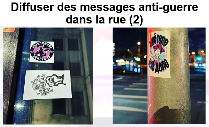 Mouvement antiguerre et anar russie 2024 message rue 2png