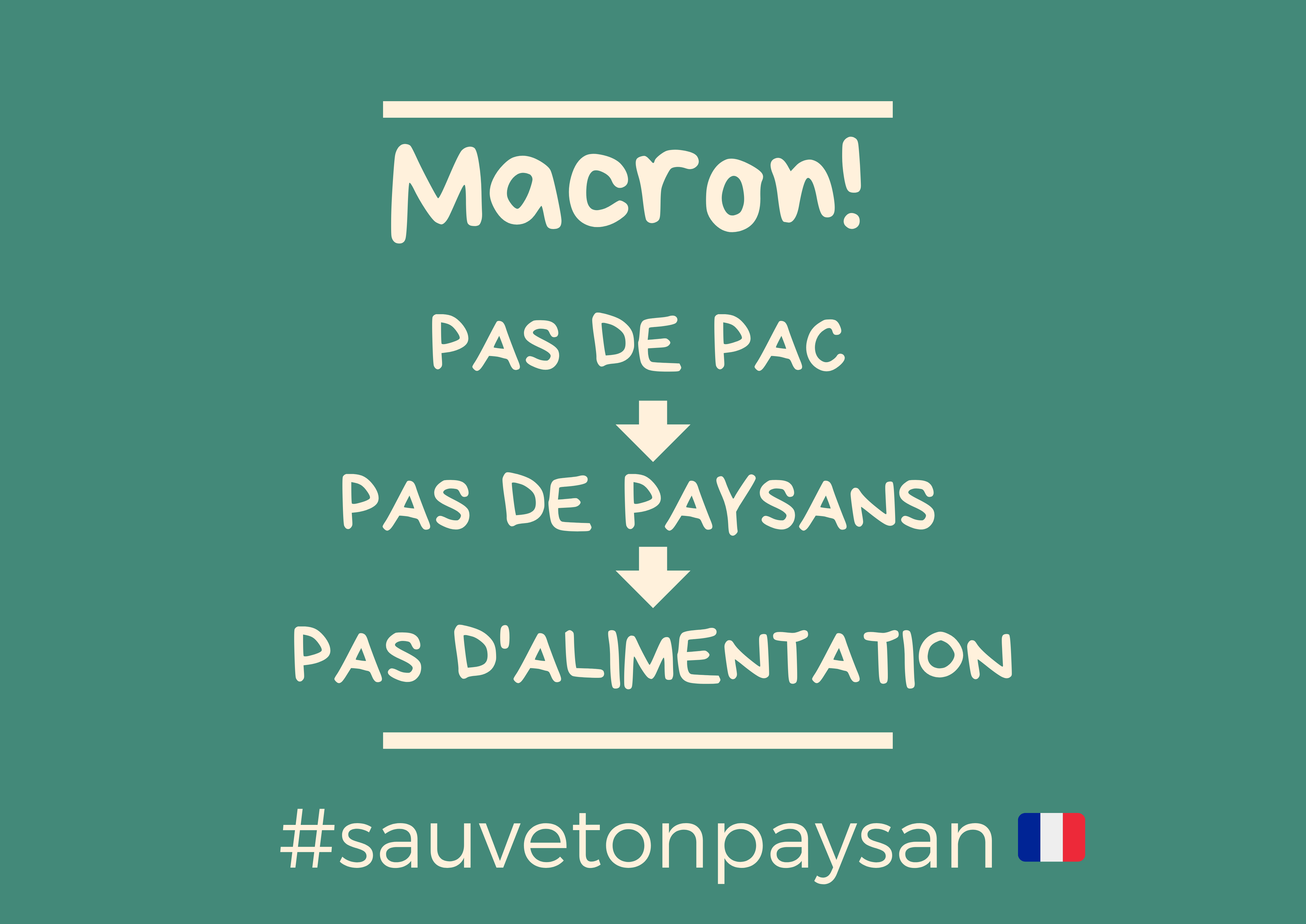 Mobilisation agricole, vendredi 2 avril  France, veux-tu toujours de tes paysans ?  #sauvetonpaysan
