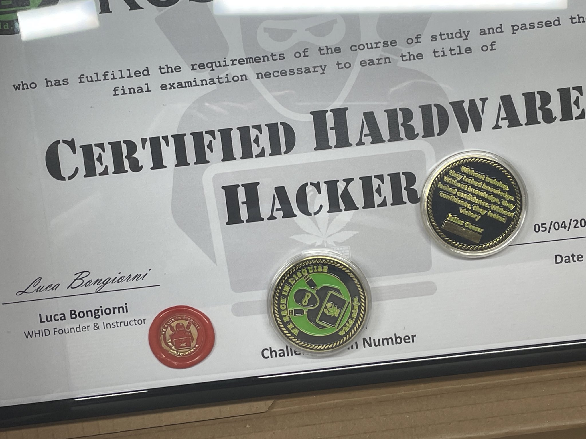 Exam Voucher - Certified Hardware Hacker - CH2