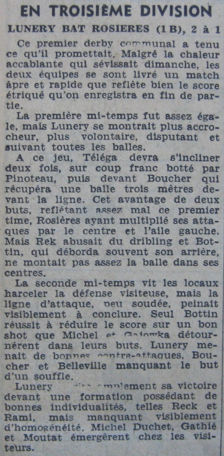 USR-RC Lunery le 13/09/64