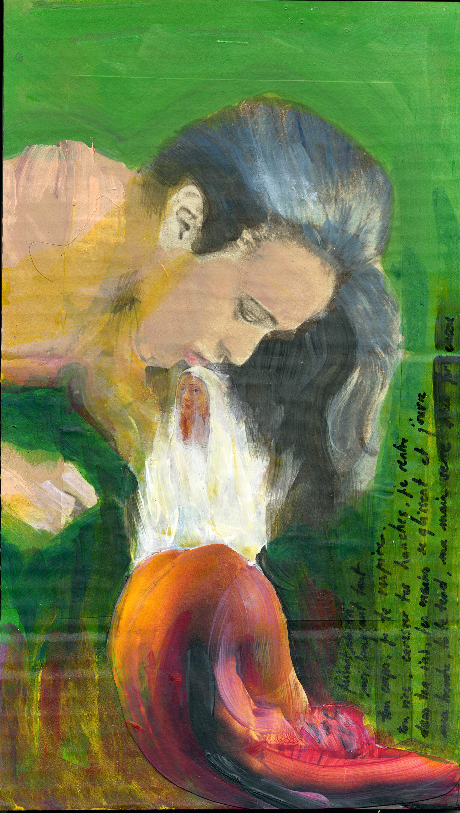 2008 - Collage et huile sur carton - 20x35 cm