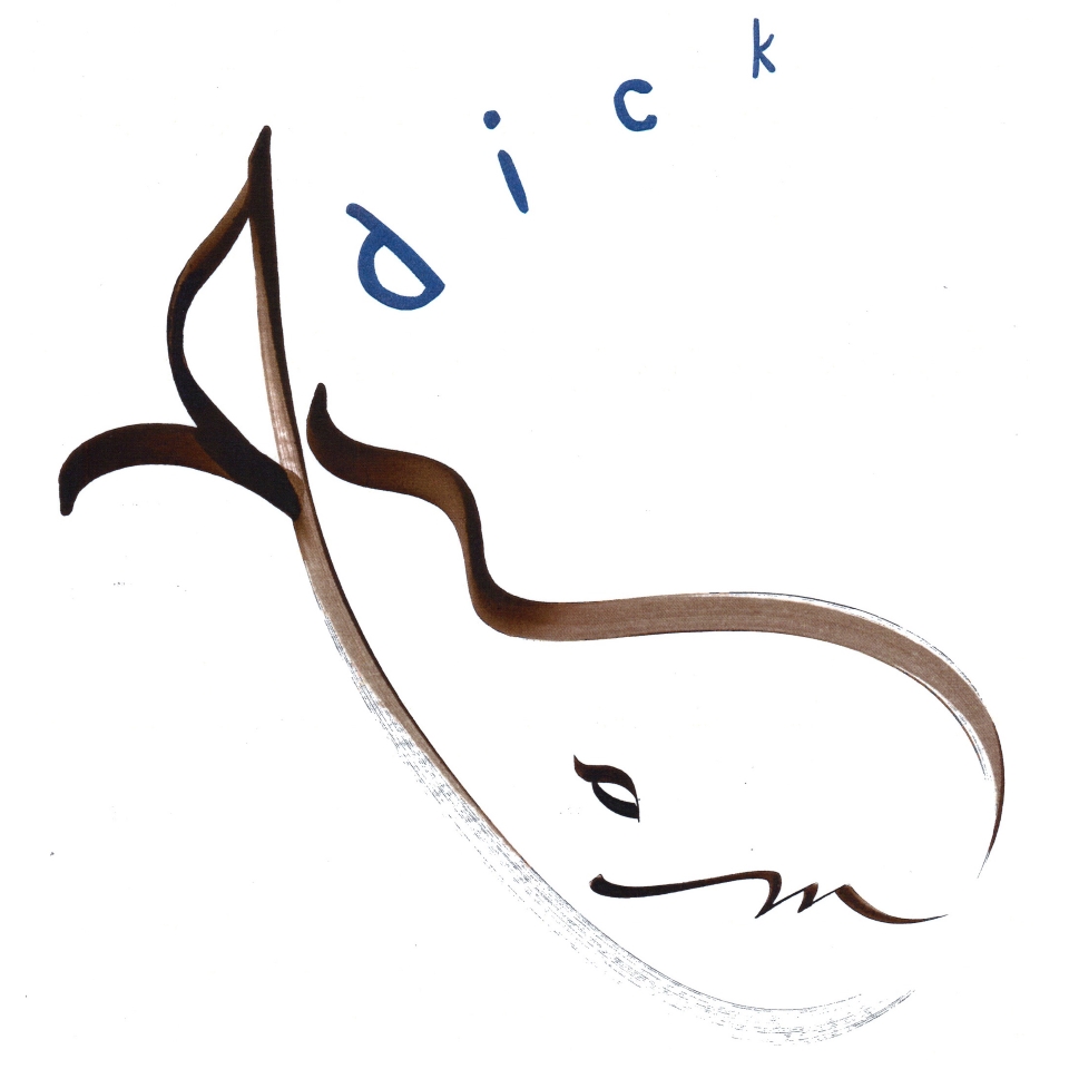 calligraphie créative de Moby Dick