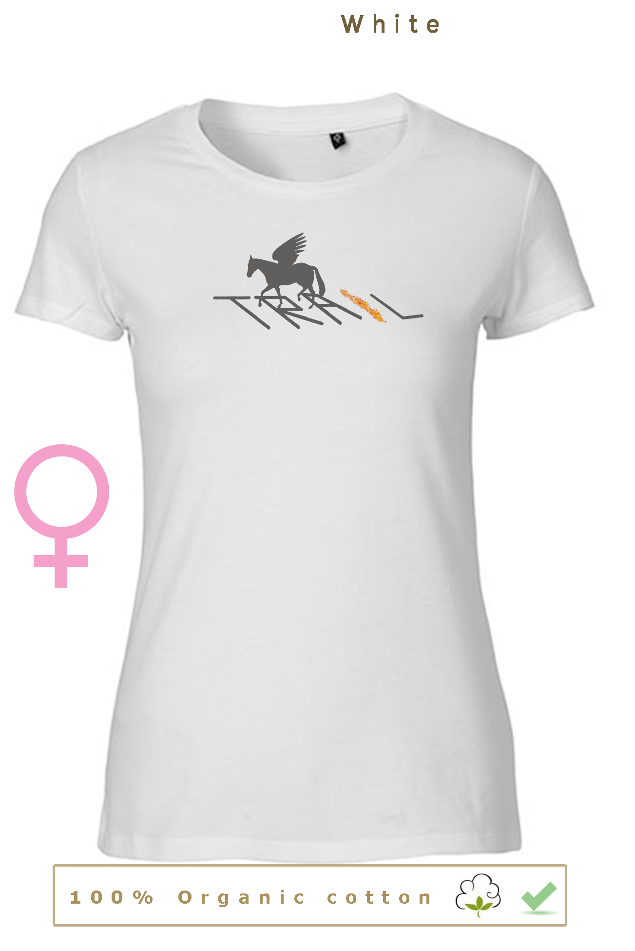 T-shirt BIO, 27€ pour homme/femme & 24€ pour enfant (disponible uniquement en blanc)