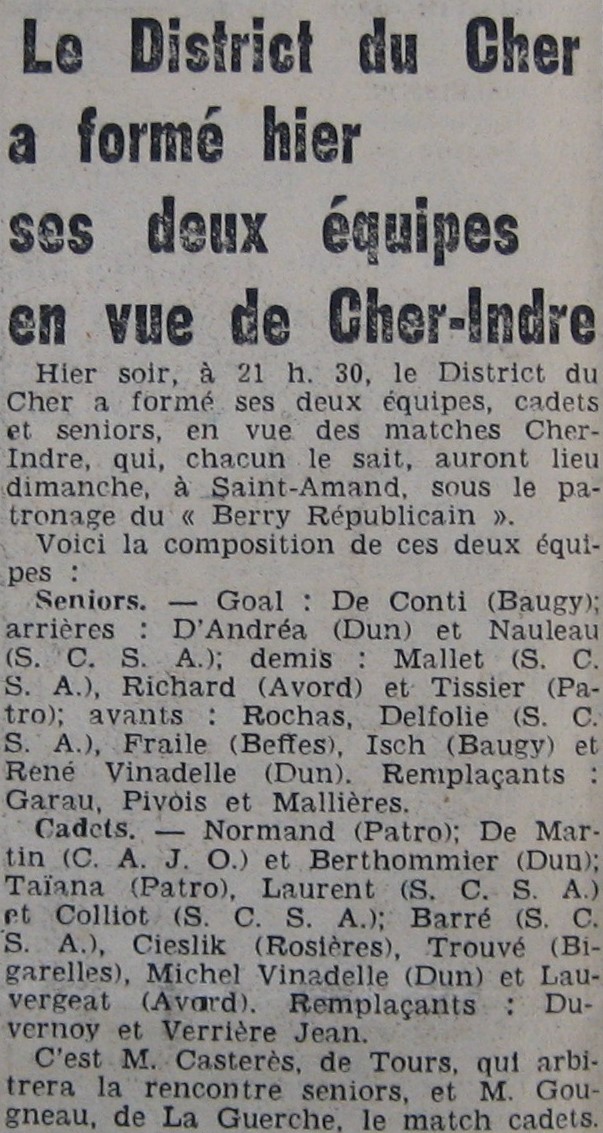 Cher-Indre le 25/04/1948