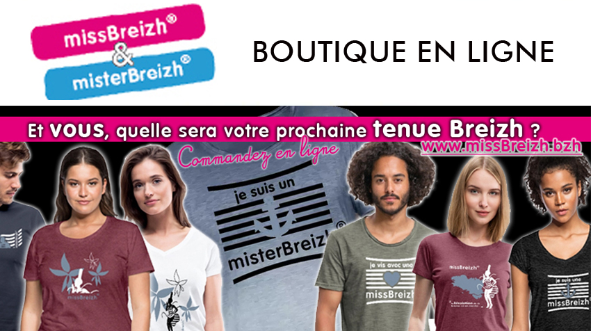Boutique en ligne avec possibilité de commandes spéciales pour vos événements bretons