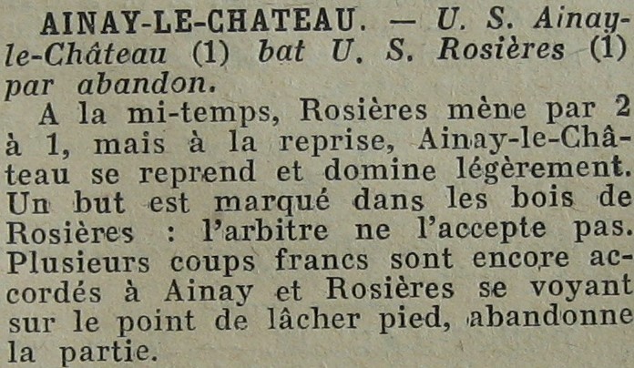 US Ainay-le -Château-USR 5-1-30