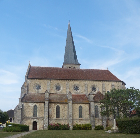 Eglise de Villeneuve le comte - façade Sud