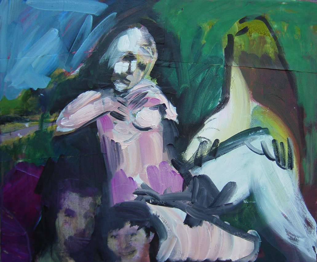 2006 - Collage et huile sur toile - 40x35 cm