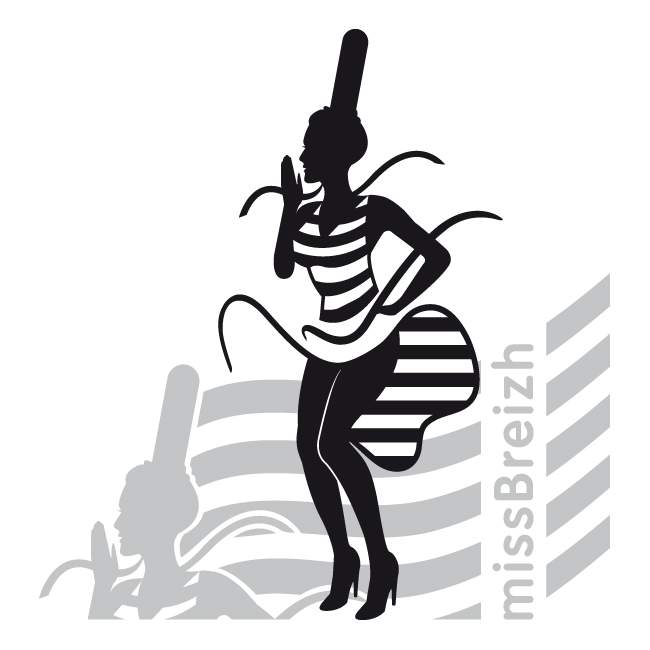 logo missBreizh® femme bretonne moderne