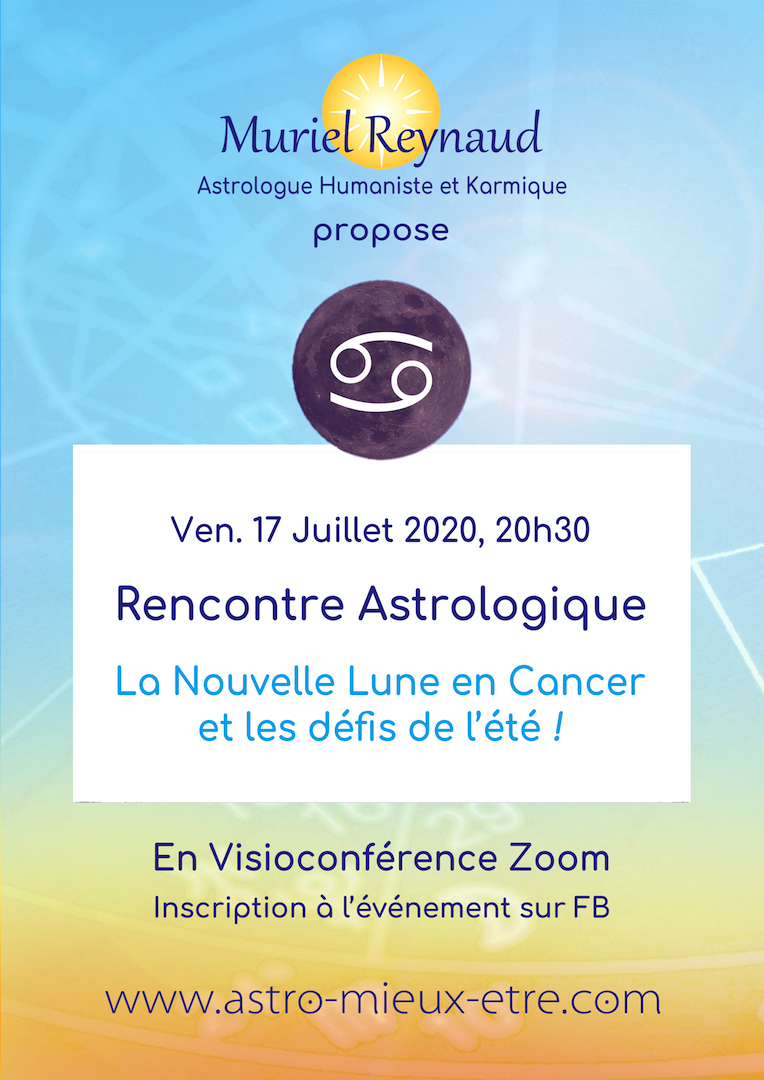 Rencontre Astrologique Nouvelle Lune en Cancer