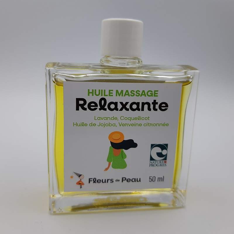 Huile de massage relaxante