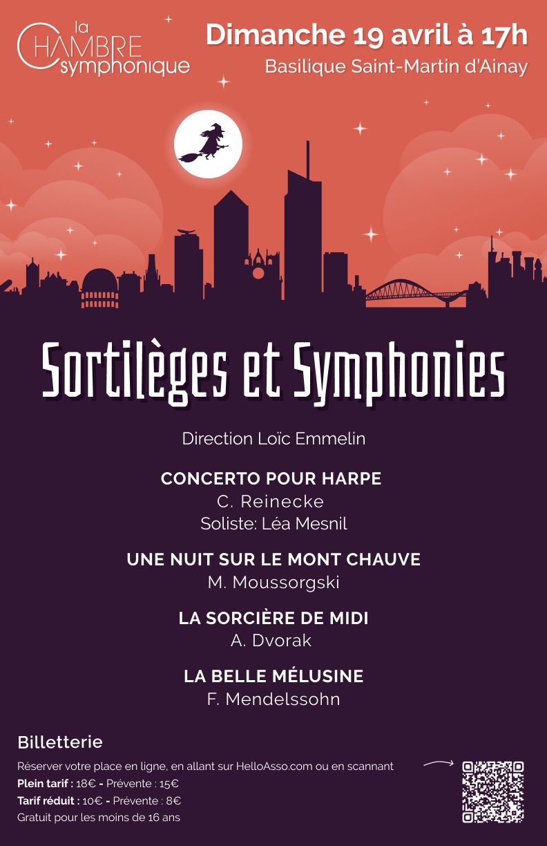 Concerto Pour Harpe, Une Nuit sur la Mont Chauve, La Sorciere de Midi, La Belle Melusine