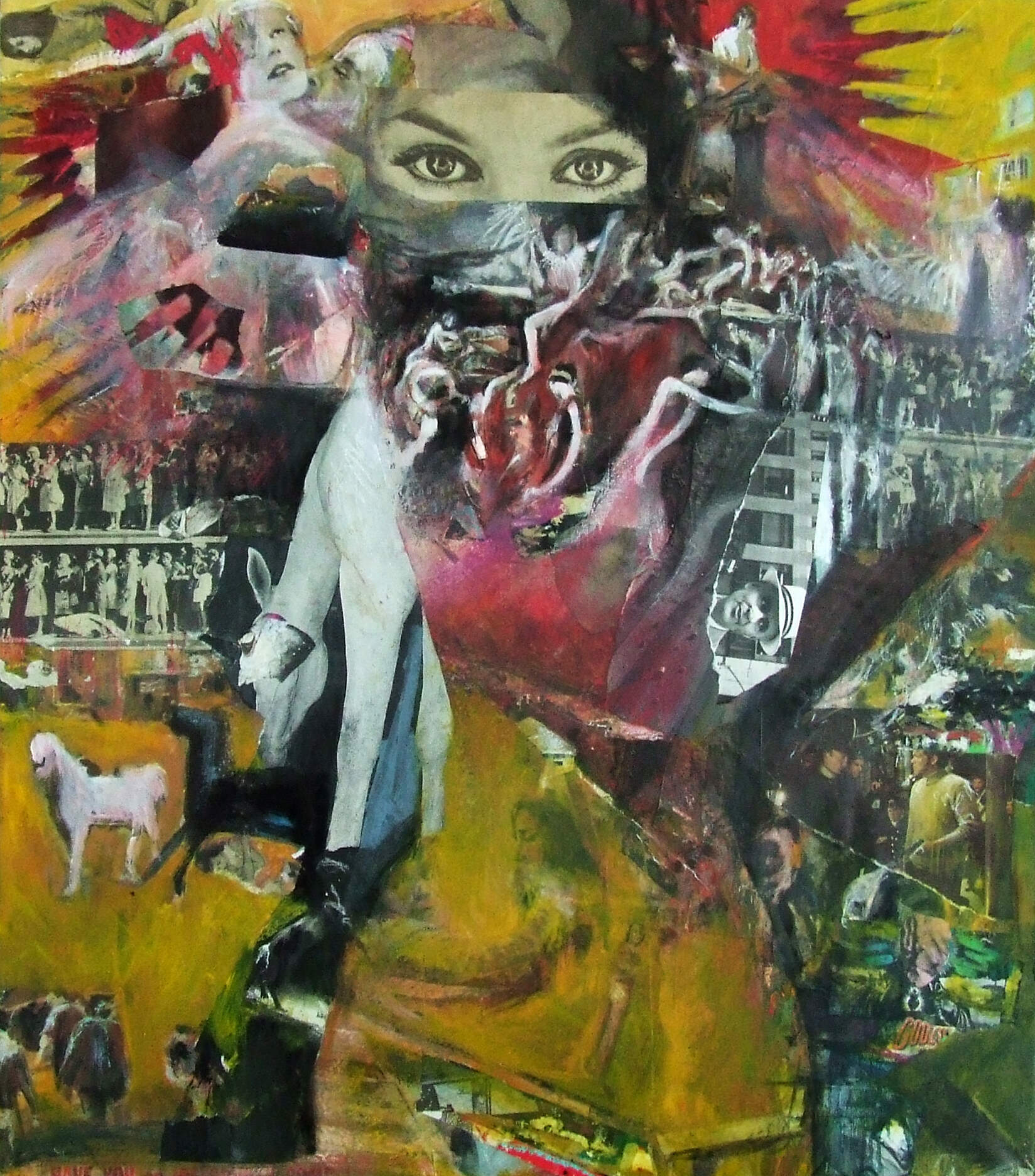 2005 - Collage et huile sur toile - 50x80 cm