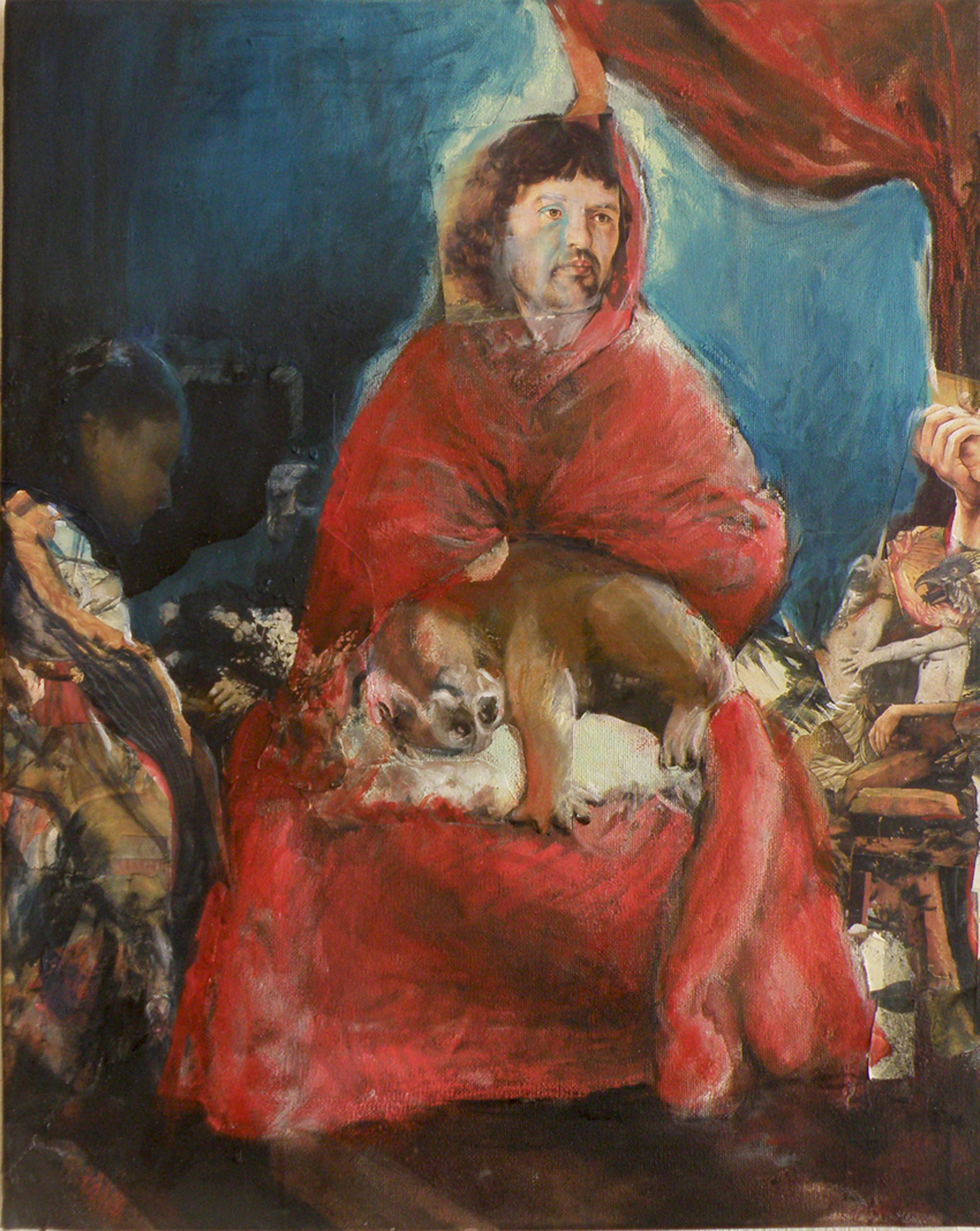 2007 - Collage et huile sur toile - 22x30 cm