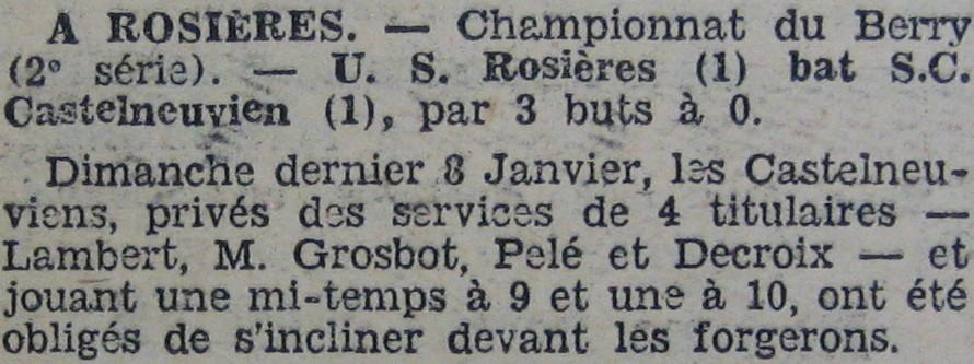 USR-SC Châteauneuf s/Cher