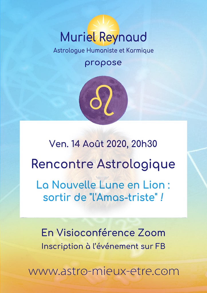 Rencontre Astrologique Zoom sur la Nouvelle Lune en Lion