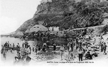 Ficajola, la plage (1908)