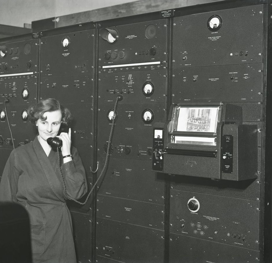 Mufax receivers recorded incoming pictures instantly - Photo courtesy BT Heritage & Archives