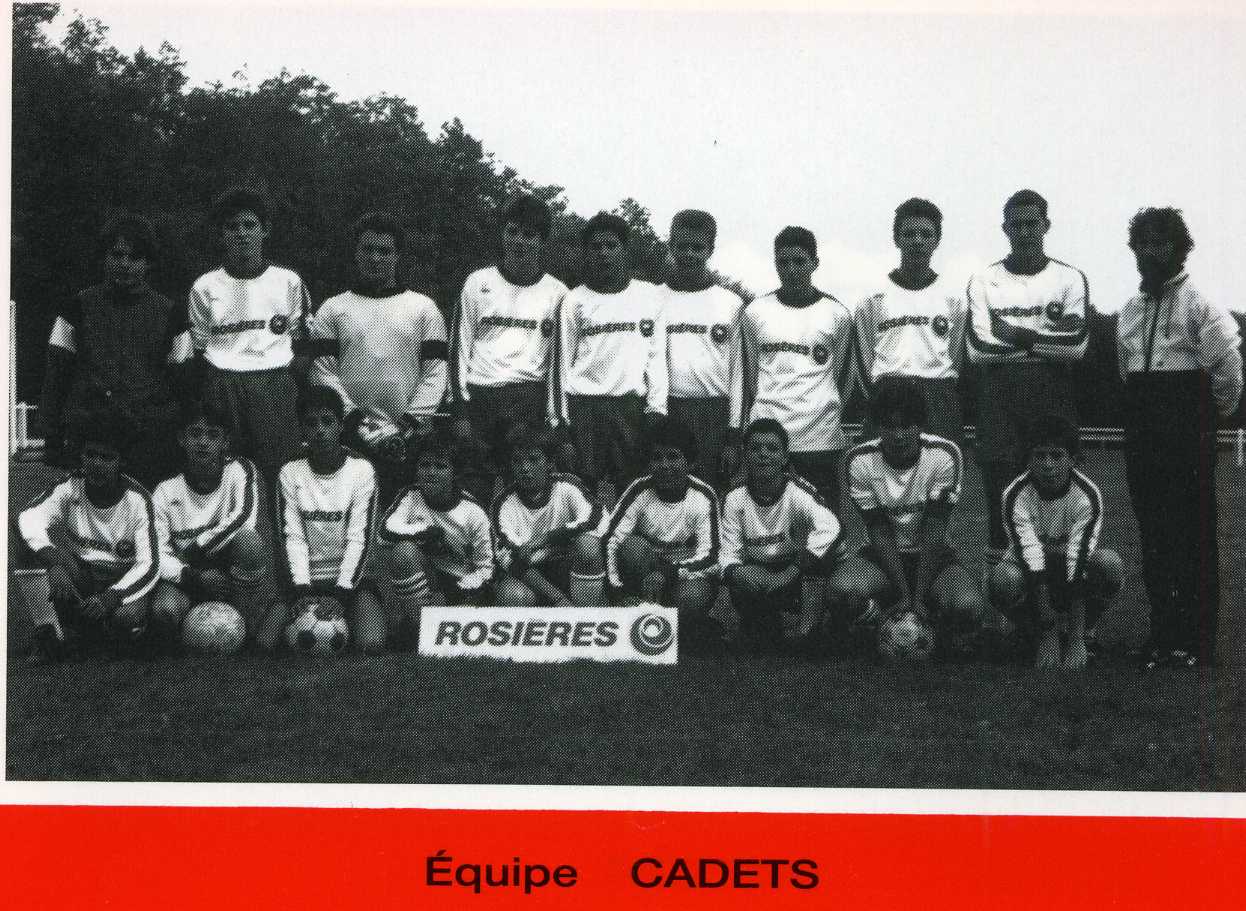 Cadets saison 1991-1992